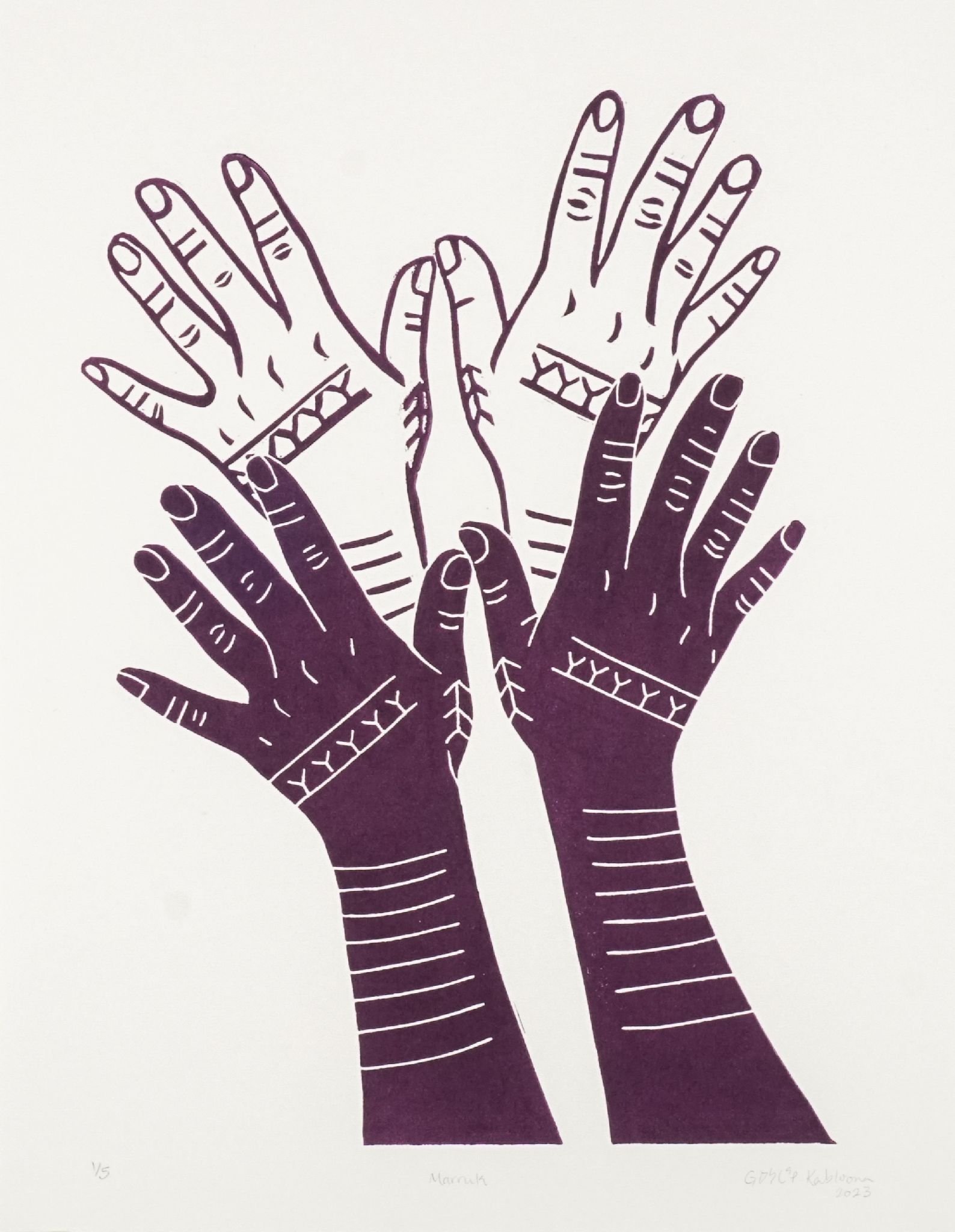 Gayle Uyagaqi Kabloona — artwork